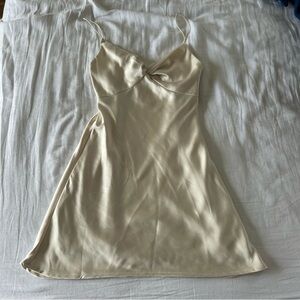 Princess Polly Cream Mini Dress